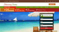 Desktop Screenshot of itineraryindia.com