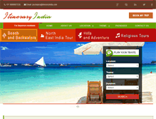 Tablet Screenshot of itineraryindia.com